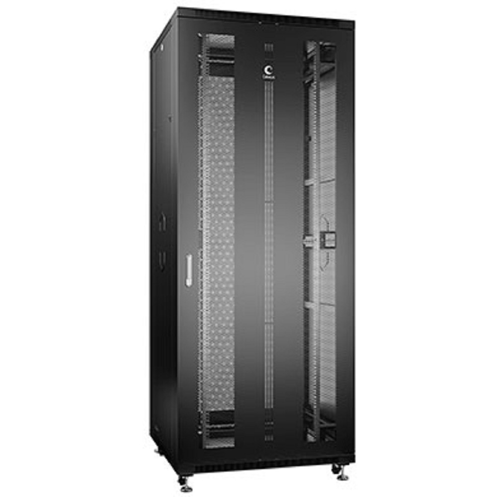 Шкаф коммутационный Cabeus (ND-05C-42U80/80-BK) напольный 42U 800x800мм пер.дв.перфор. задн.дв.перфор. 800кг черный 700мм 104.6кг 220град. 2055мм IP20 сталь