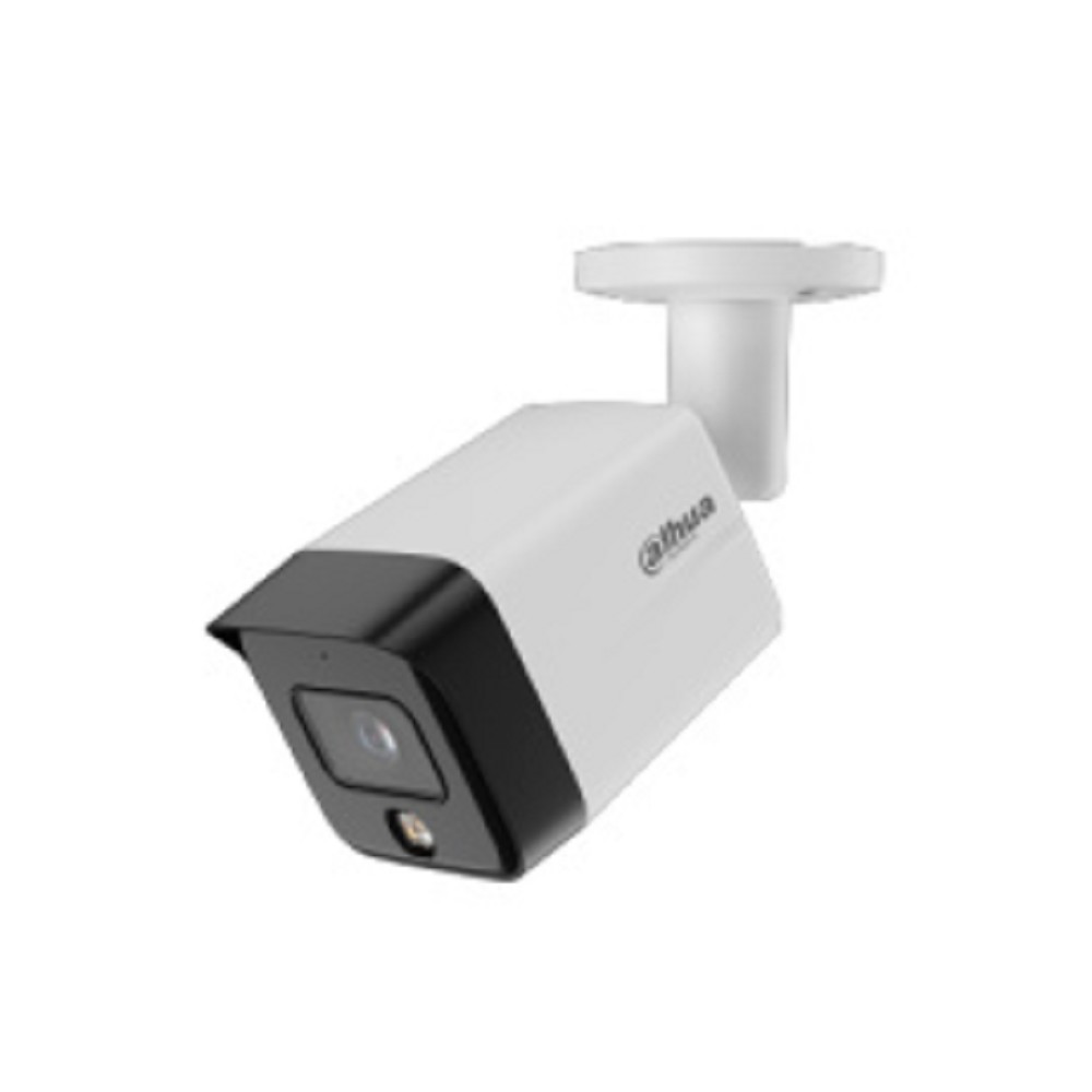 DAHUA DH-IPC-HFW1839TCP-A-IL-0280B-S6 Уличная цилиндрическая IP-видеокамера SmartDualLight 8Мп, 1/2.7” CMOS, объектив 2.8мм, обнаружение людей, микрофон, ИК 30м, LED 30м, IP67, металл/пластик