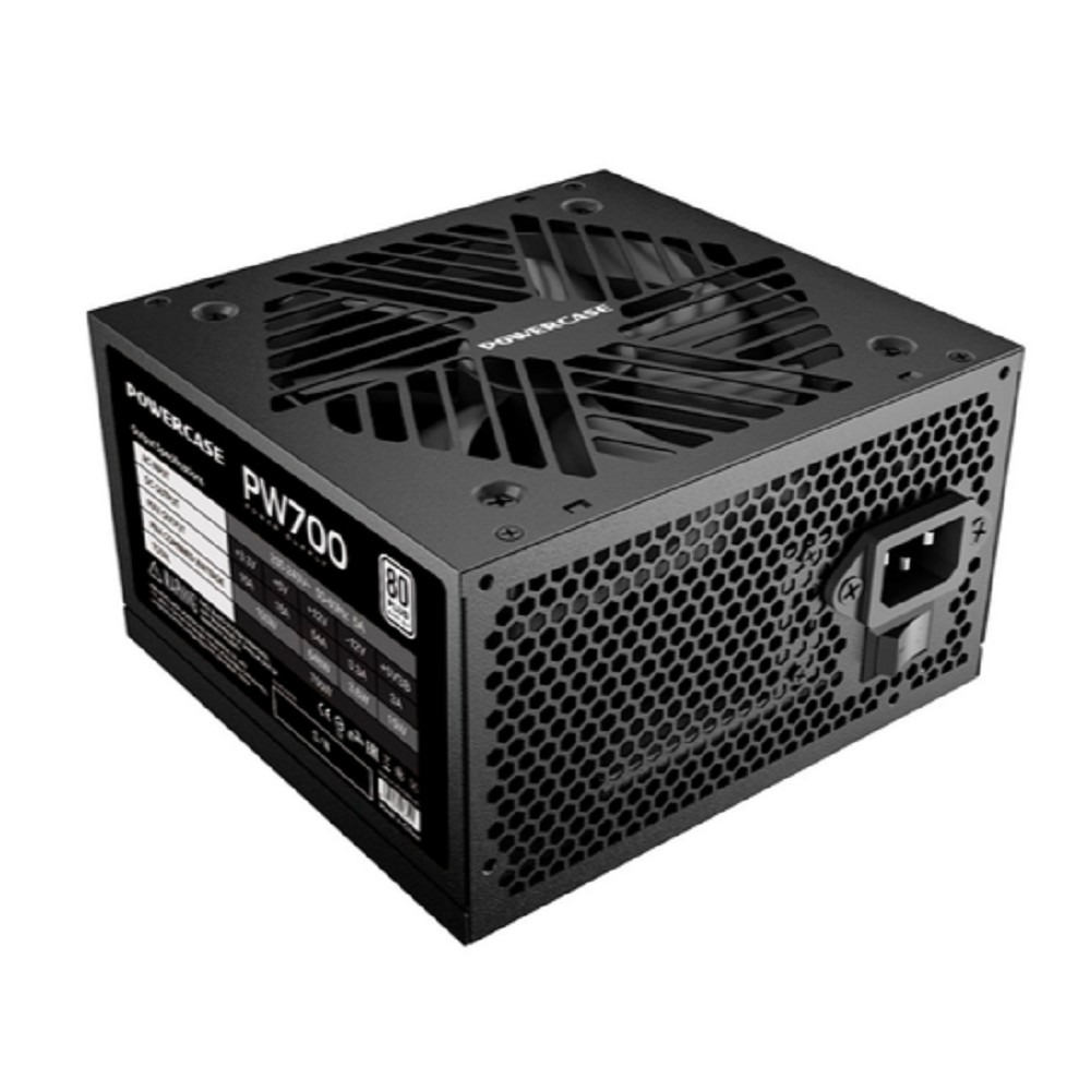 Powercase PW700 (80 Plus, ATX 2.31, 700W, APFC, DC-DC, 120mm Fan) / PS-700W-DC
