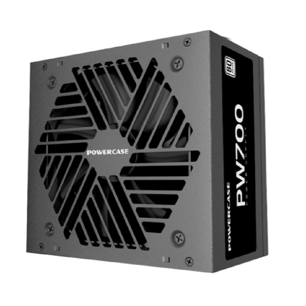 Powercase PW700 (80 Plus, ATX 2.31, 700W, APFC, DC-DC, 120mm Fan) / PS-700W-DC