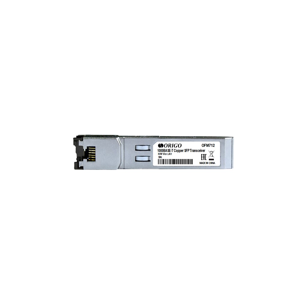 ORIGO SFP-трансивер, 1000Base-T (RJ-45), до 100 м арт. OFM712/A1A
