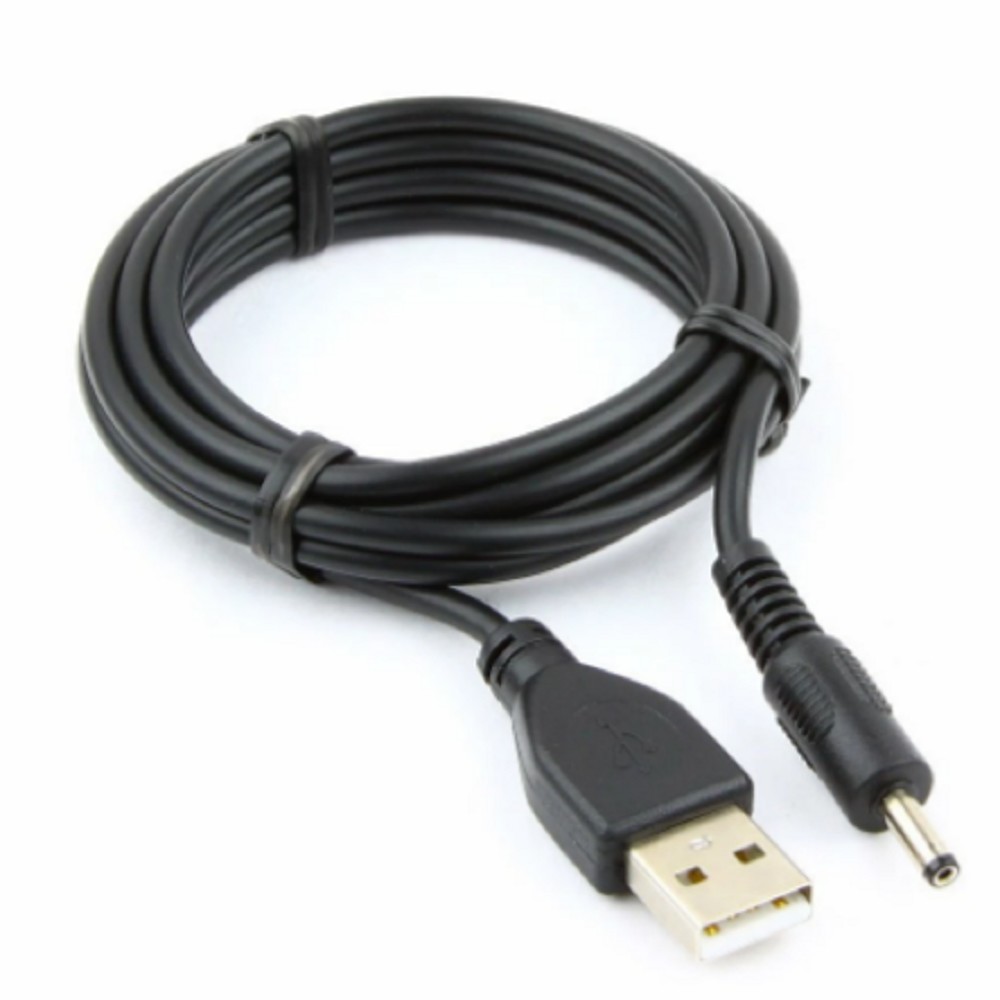 Cablexpert CC-USB-AMP35-6-N Кабель USB2.0 AM/DC 3.5мм (для хабов), медь, экран, 1.8м, черный, пакет