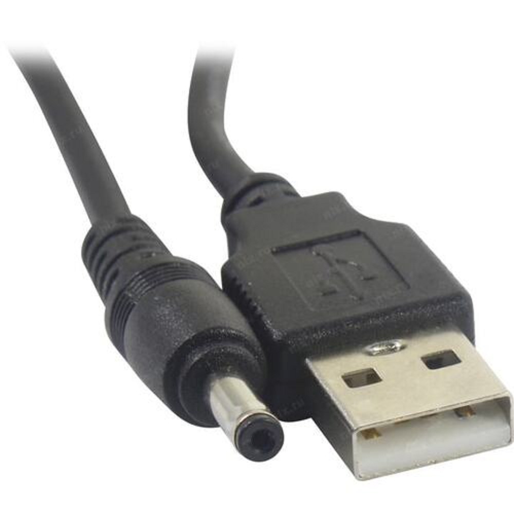 Cablexpert CC-USB-AMP35-6-N Кабель USB2.0 AM/DC 3.5мм (для хабов), медь, экран, 1.8м, черный, пакет