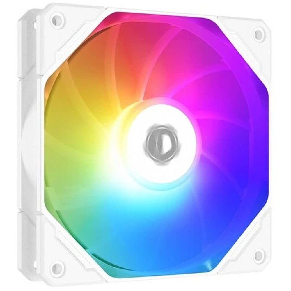 Case fan ID-Cooling TF-12025-PRO-ARGB WHITE 120мм ( PWM, резиновые углы, белый, ARGB, 500-1800об/мин) BOX арт. TF-12025-PRO ARGB WHITE