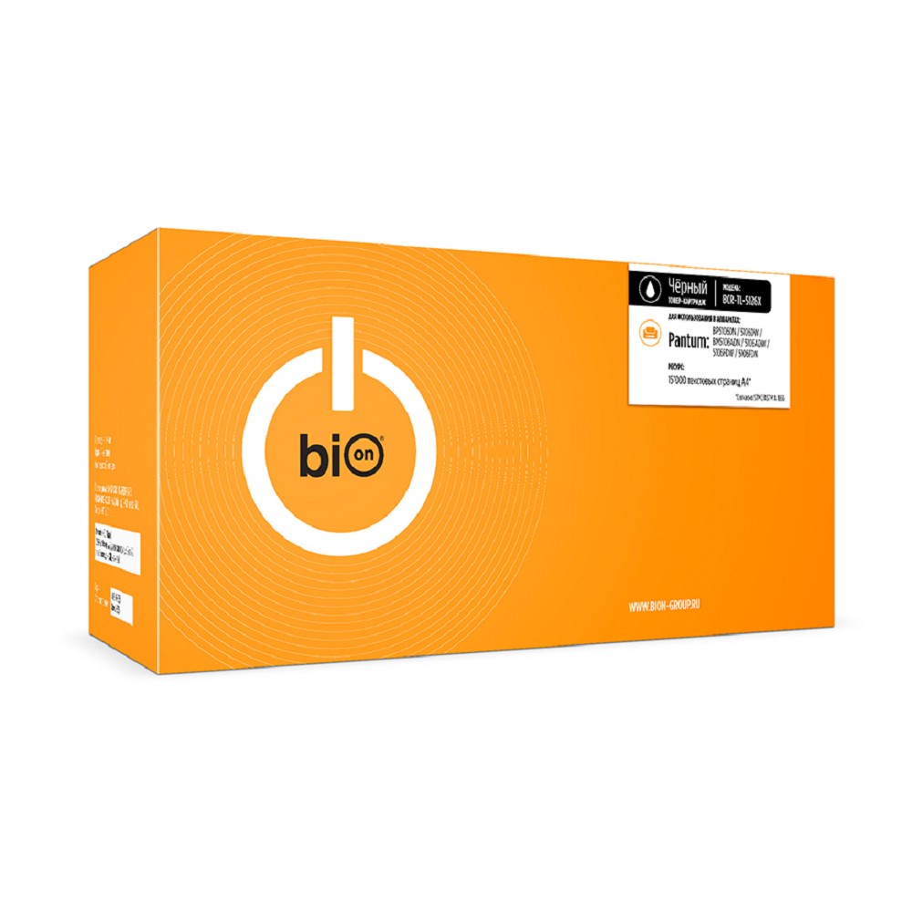 Bion BCR-TL-5126X Картридж TL-5126X для Pantum BP5106DN/5106DW/BM5106ADN/5106ADW/5106FDW/5106FDN (15000 стр.) Bion Cartridge