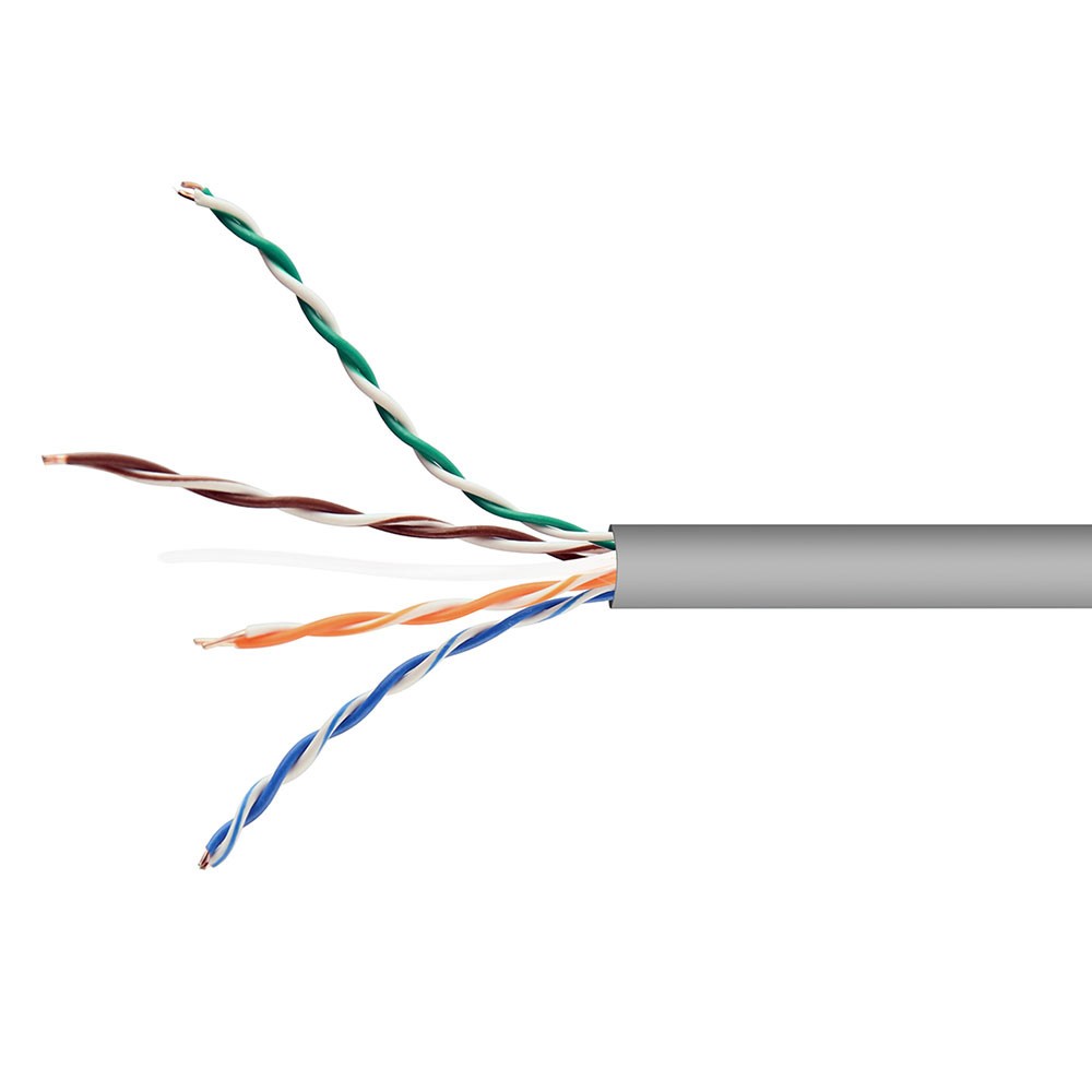 Cablexpert [UPC-5051E-4-CU] Кабель Cablexpert (RU) UTP indoor 4x2x0.51, медный, кат.5e, однож., 305м, box, серый