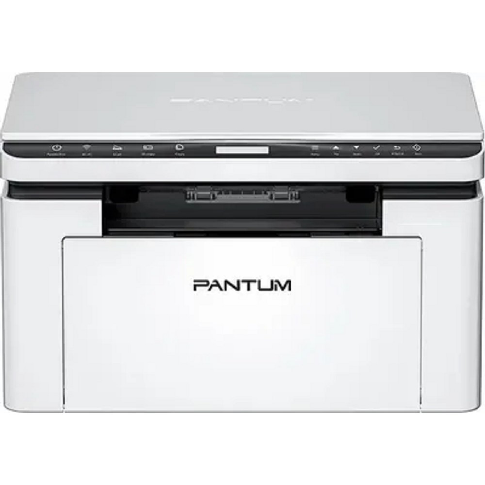 Pantum BM2300W, P/C/S, Mono laser, А4, 22 ppm (max 20000 p/mon), 800 MHz, 1200x1200 dpi, 256 MB RAM, paper tray 150 pages, USB, WiFi, start. cartridge 700 pages