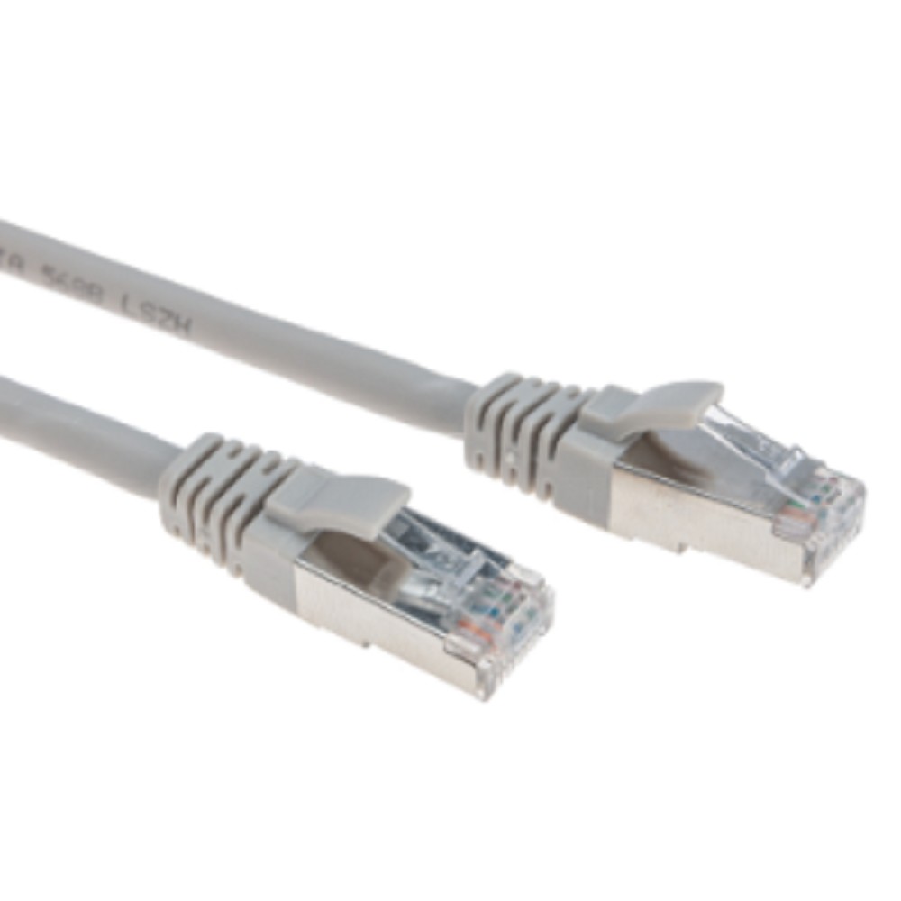Rexant (02-0390-3) Патч-корд S/FTP, CAT 6A (10G), RJ45-RJ45, 28AWG, LSZH, серый, 3м