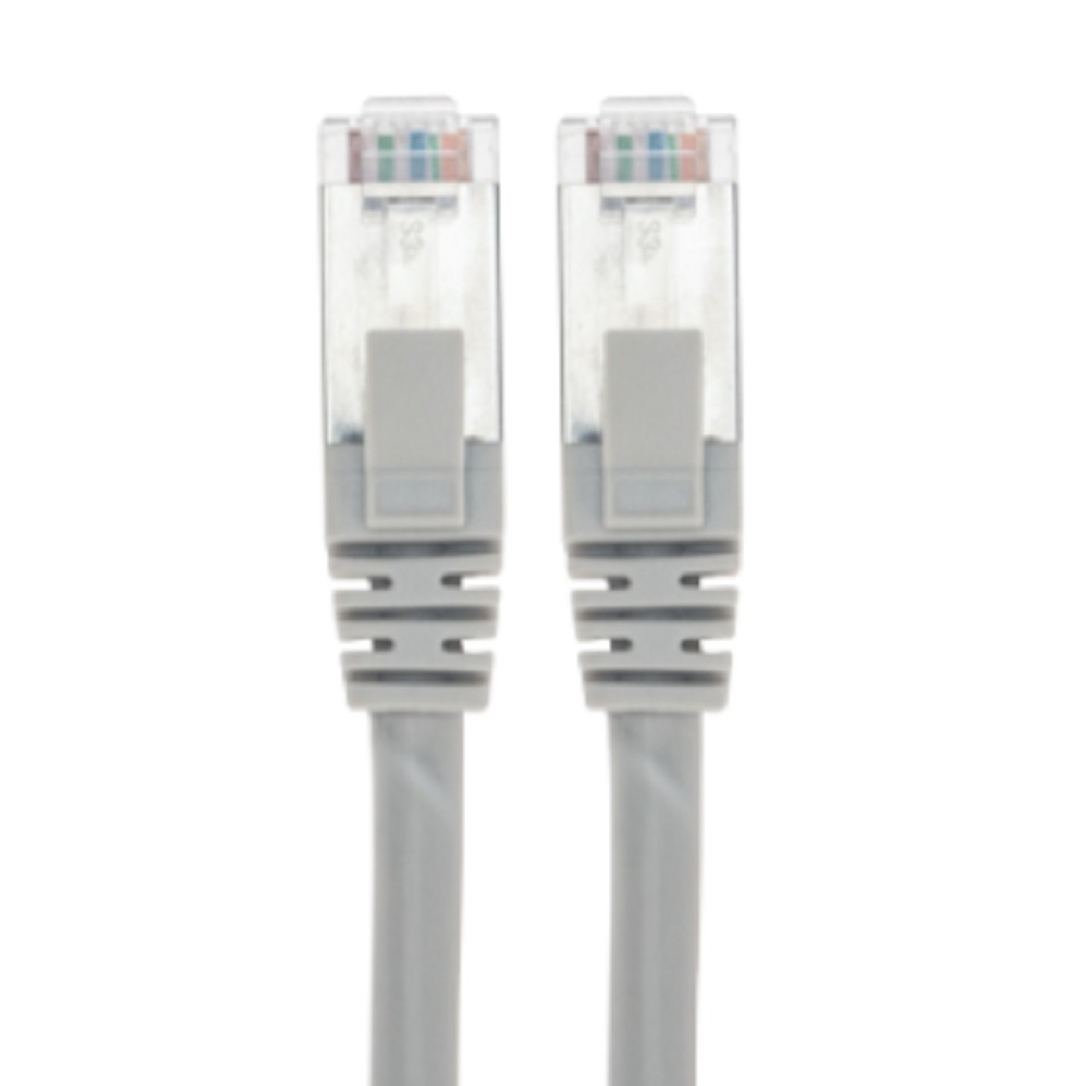 Rexant (02-0390-3) Патч-корд S/FTP, CAT 6A (10G), RJ45-RJ45, 28AWG, LSZH, серый, 3м