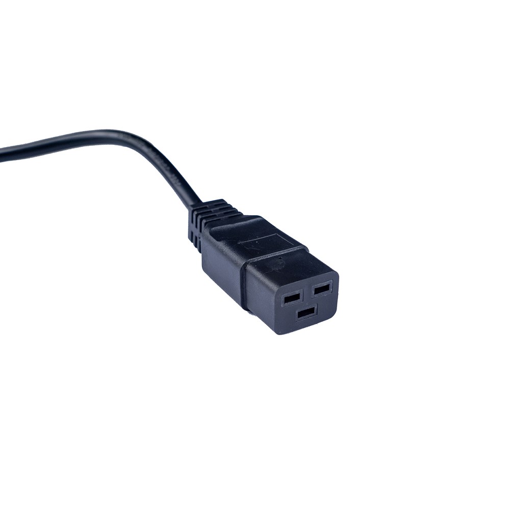 Кабель питания Cablexpert (RU) Schuko-C19, 3x2.5мм2, 16A, с заземлением, медь, 3м, черный, пак (PC-S22-C19-2.5-3M) Gembird