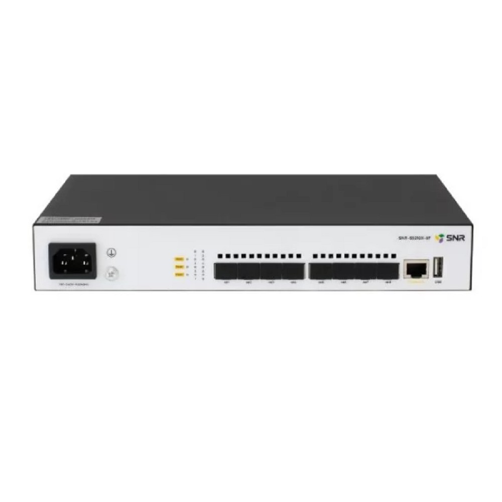 SNR Управляемый коммутатор уровня 2+, 8 x 1/10GE SFP+. Питание: 220V AC арт. SNR-S5210X-8F