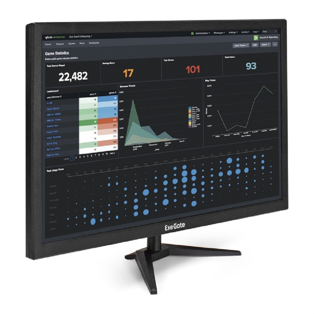 LCD ExeGate 27" EB2700A черный {VA 1920x1080 75Hz 8ms 16:9 200cd 3000:1 178/178 D-Sub HDMI VESA регулировка накл} [EX297312RUS]
