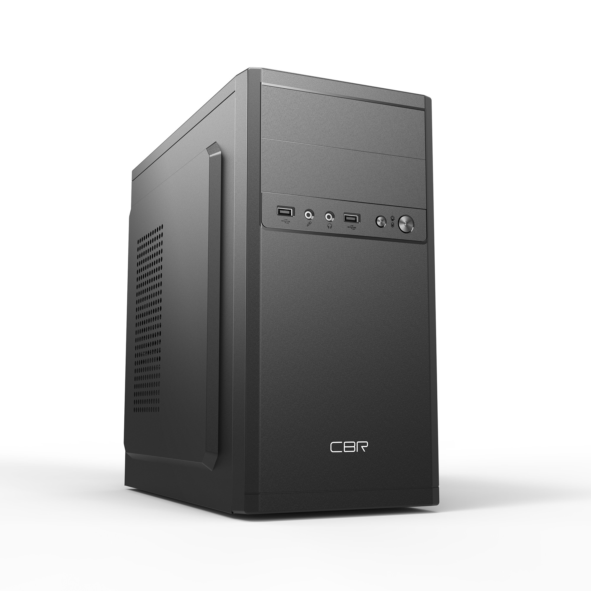 CBR Корпус mATX Minitower RD873, без БП, 2*USB 2.0, HD Audio+Mic, Black [PCC-MATX-RD873-WPSU]