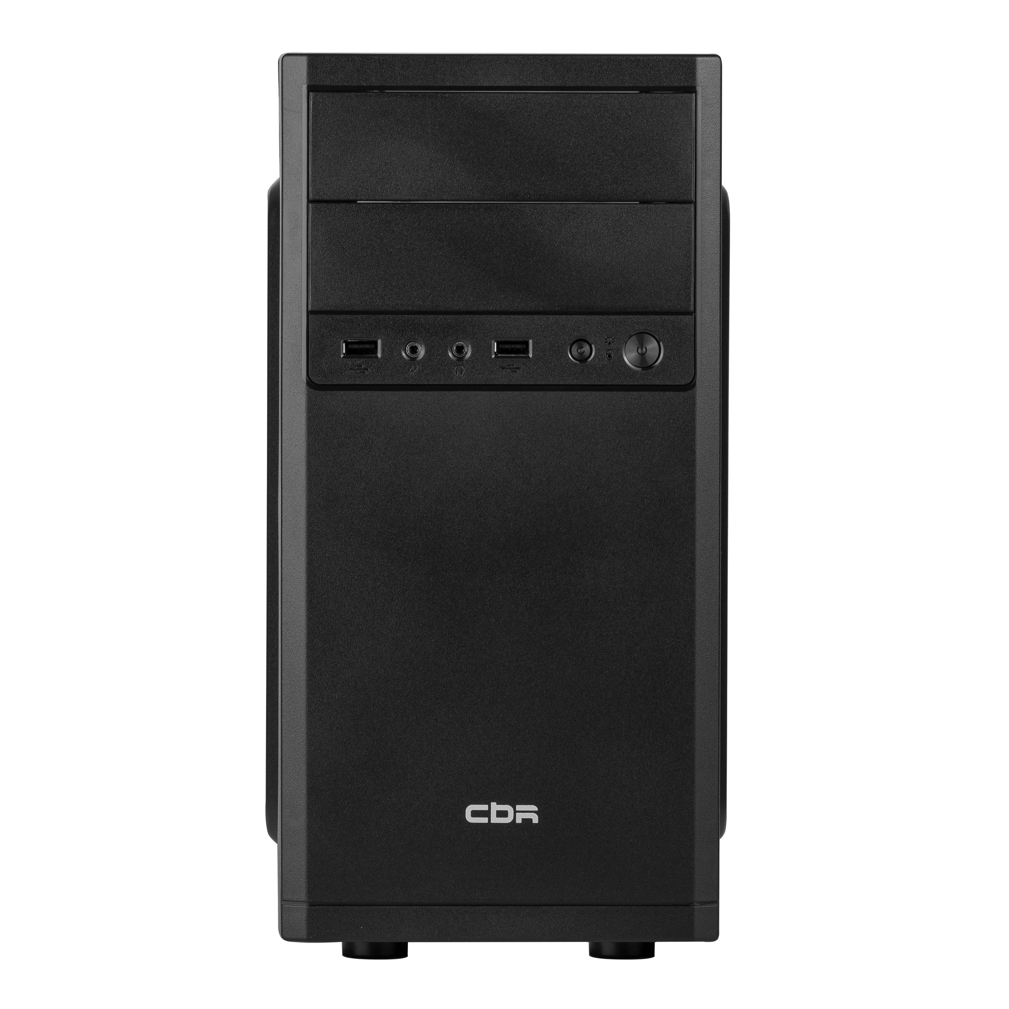 CBR Корпус mATX Minitower RD873, без БП, 2*USB 2.0, HD Audio+Mic, Black [PCC-MATX-RD873-WPSU]