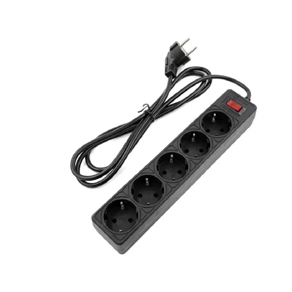 5bites Сетевой фильтр GARDA SP5B-510 5S / 3*0.75MM2 / 1M / BLACK