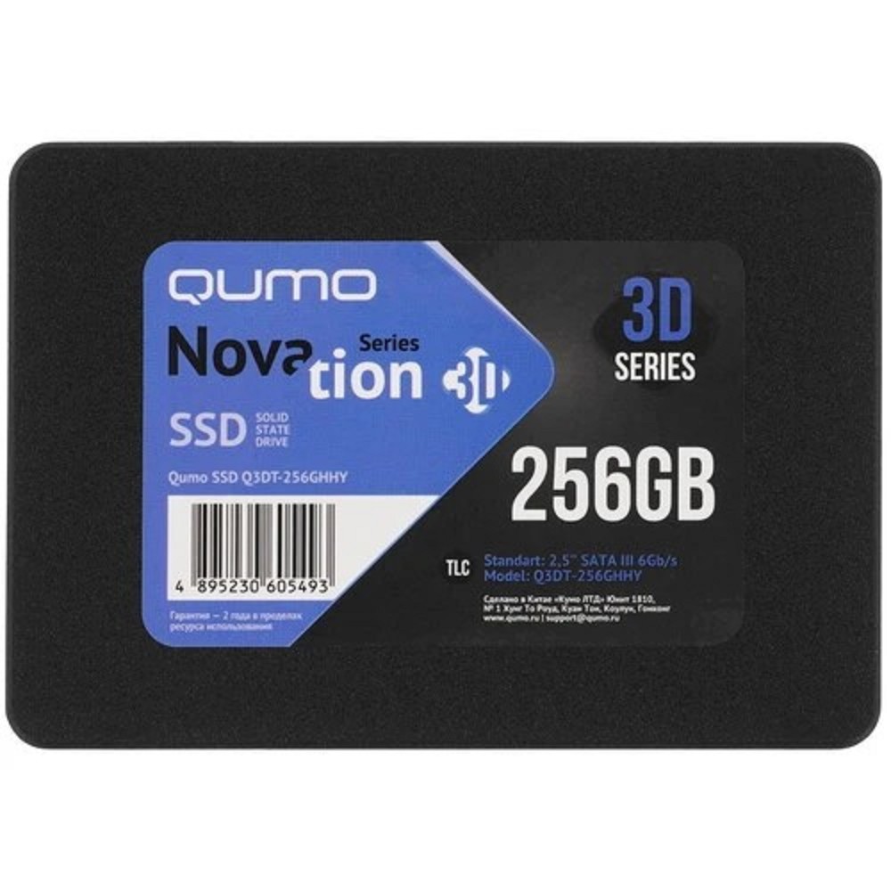 QUMO SSD 256GB QM Novation Q3DT-256GHHY {SATA3.0}