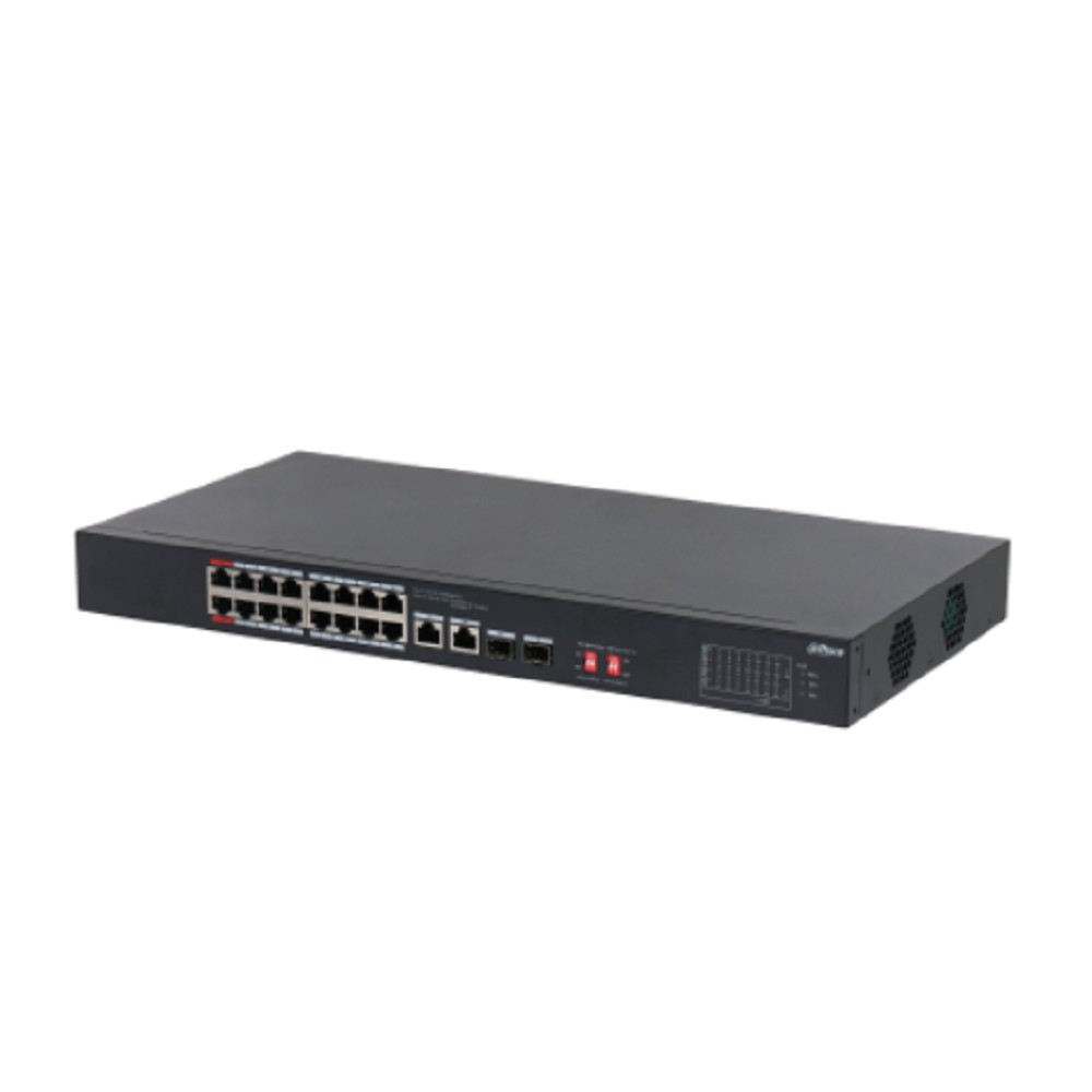 Коммутатор Dahua DH-S3218-16ET-190 16x100Мбит/с 2x1Гбит/с неуправляемый