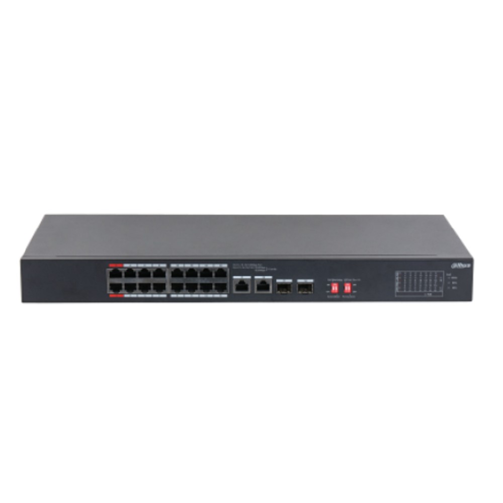 Коммутатор Dahua DH-S3218-16ET-190 16x100Мбит/с 2x1Гбит/с неуправляемый
