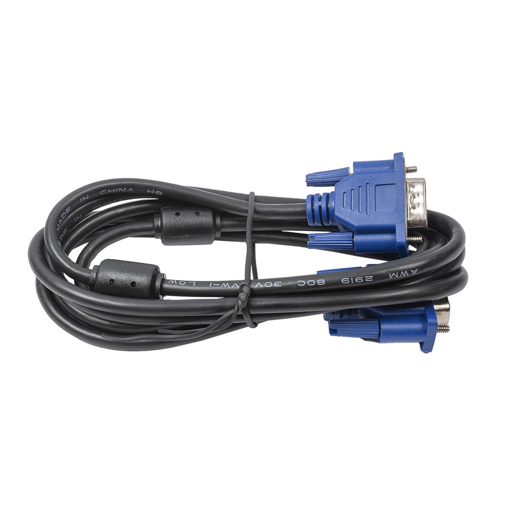 Кабель интерфейсный VGA Filum FL-C-VGAM-VGAM-1.8M 1.8 м., черный, разъемы: VGA male-VGA male, пакет (894198)