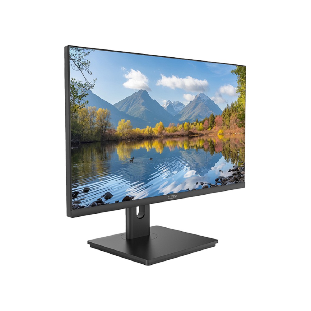 CBR LCD Монитор 23.8" MD-2401, IPS, FHD 1920x1080, 100Гц, Динамики 2*3W, HAS, Pivot, 1*DP/1*HDMI, внутренний БП, черный, кабель HDMI [LCD-MD2401-OPC]