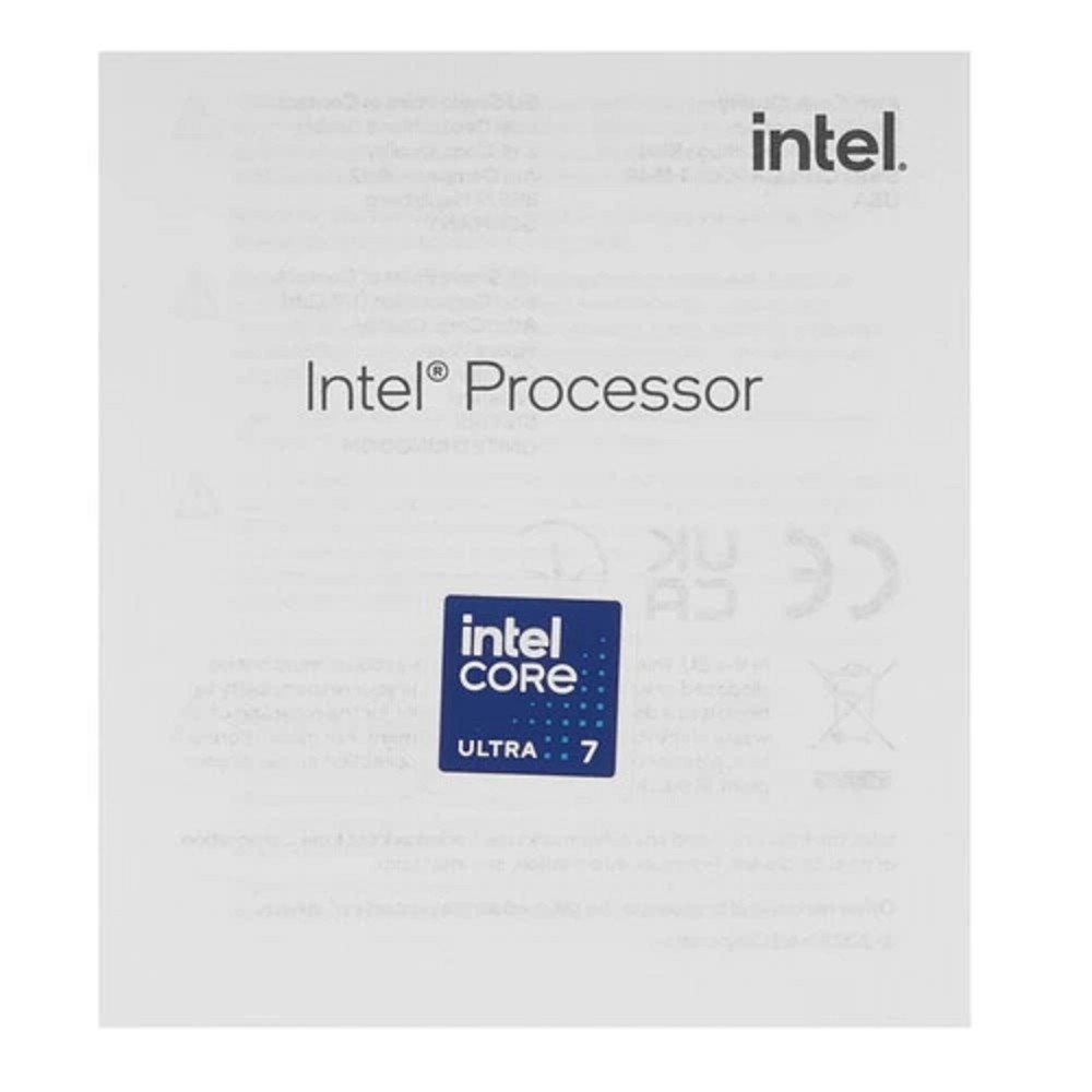 Центральный Процессор Intel Core Ultra 7 265K BOX (Arrow Lake, C20(12EC/8PC)/T20, 3,3/5,5GHz, GPU Intel Graphics, L2 36Mb, Cache 30Mb, TDP 125/250W, S1851) арт. BX80768265K/BXC80768265K