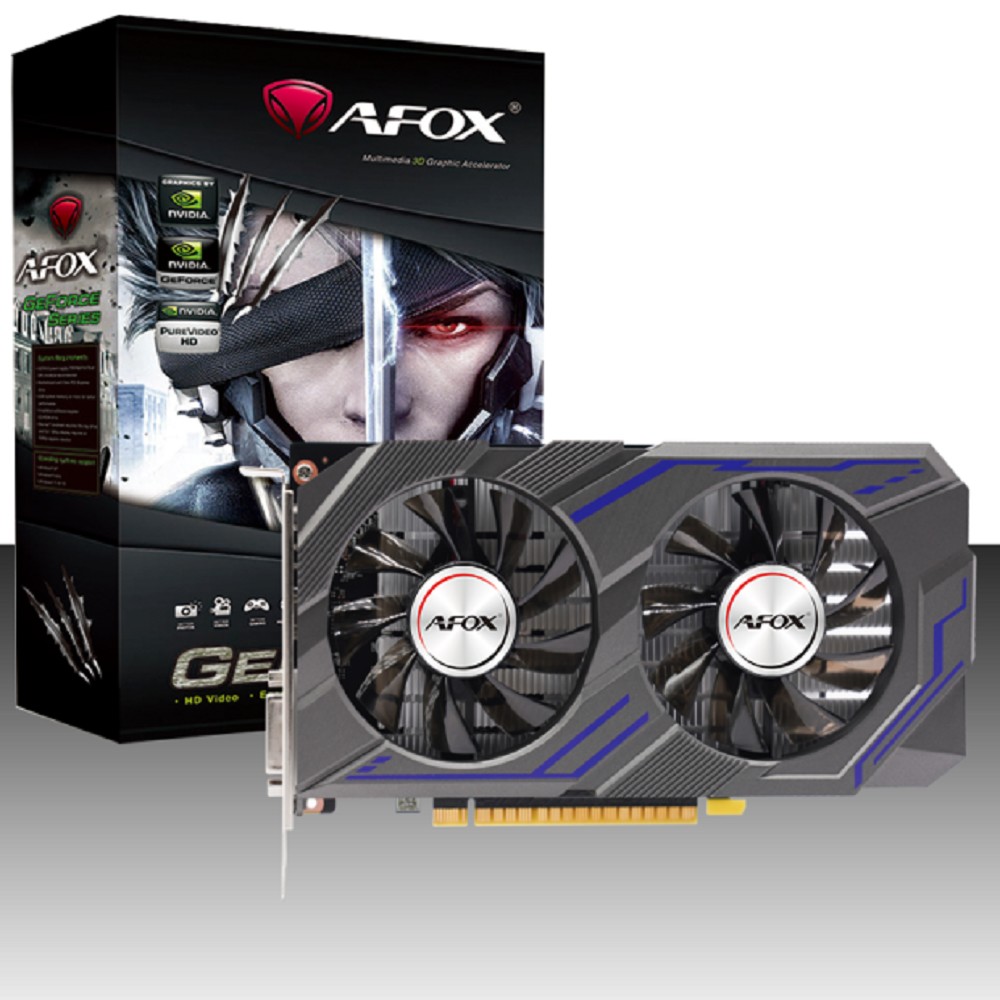 Видеокарта AFOX GTX1650 SUPER 4GB GAMING GDDR6 128Bit DP DVI/HDMI ATX 2FAN арт. AF1650S-4096D6H1-V4