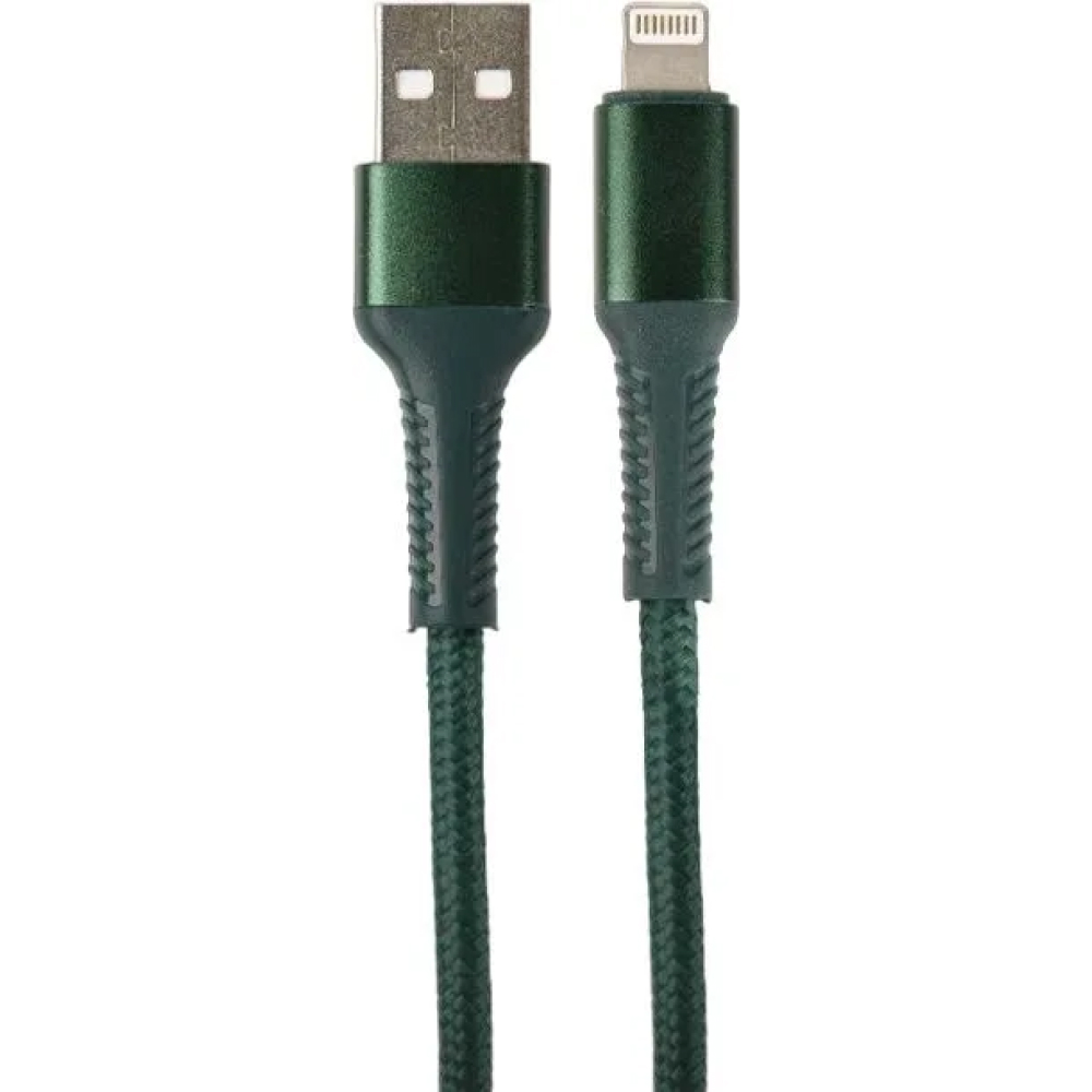 PERFEO Кабель USB A вилка - Lightning вилка, 30W, зеленый, длина 1 м., AVANGARD (I4334)