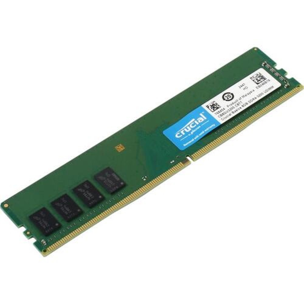 Crucial by Micron DDR4 8GB 3200MHz UDIMM (PC4-25600) CL22 1.2V, 1 Year Warrаnty OEM арт. CB8GU3200
