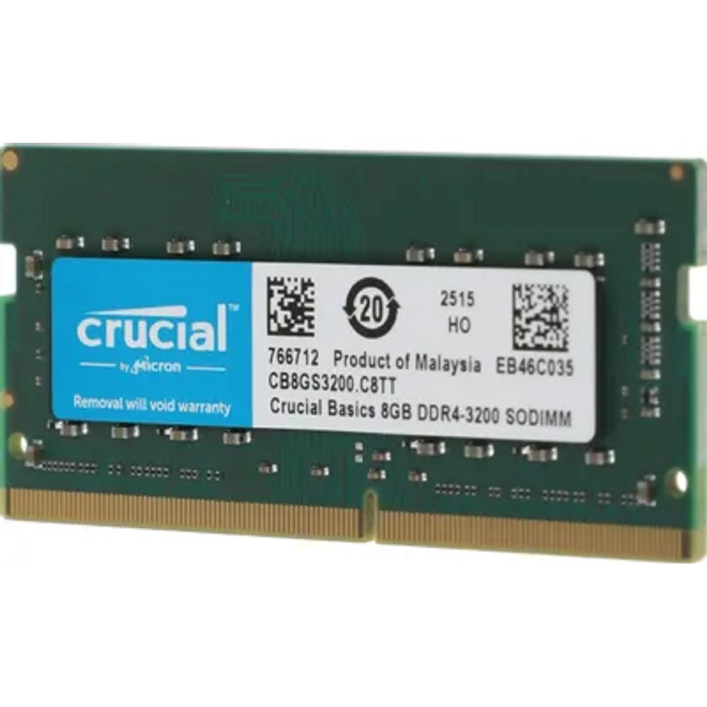 Crucial DDR4 SODIMM 8GB CB8GS3200 PC4-25600, 3200MHz