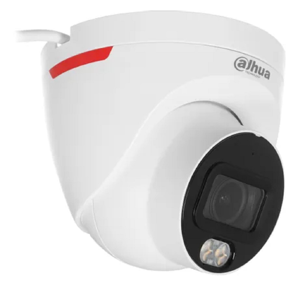 DAHUA DH-IPC-HDW2449TP-S-LED-0360B-PRO Уличная турельная IP-видеокамера WizColor 4Мп, 1/1.8” CMOS, объектив 3.6мм, видеоаналитика, микрофон, LED 30м, IP67, металл/пластик