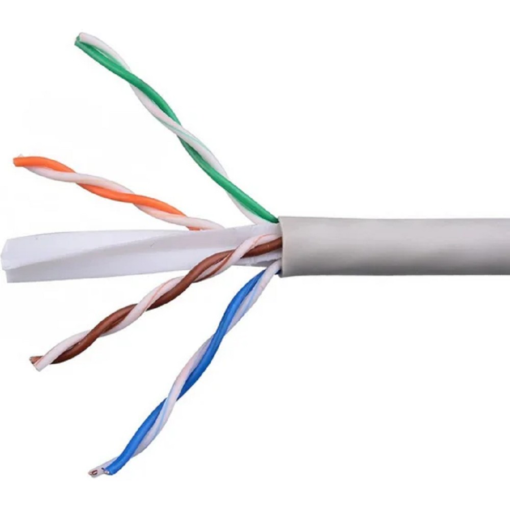 Cablexpert UPC-6055-4-CU Кабель Cablexpert (RU) UTP indoor 4x2x0.55, медный, кат.6, однож., 305м, coil, серый