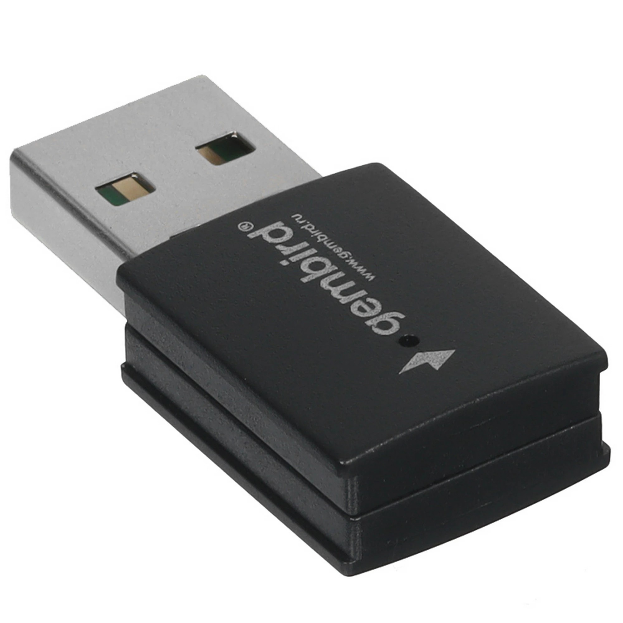 Gembird Сетевой адаптер WiFi+Bluetooth 600 Мбит, двухдиап., мини, USB, 802.11b/a/g/n/ac, RTL8821CU (WNP-UA-018)