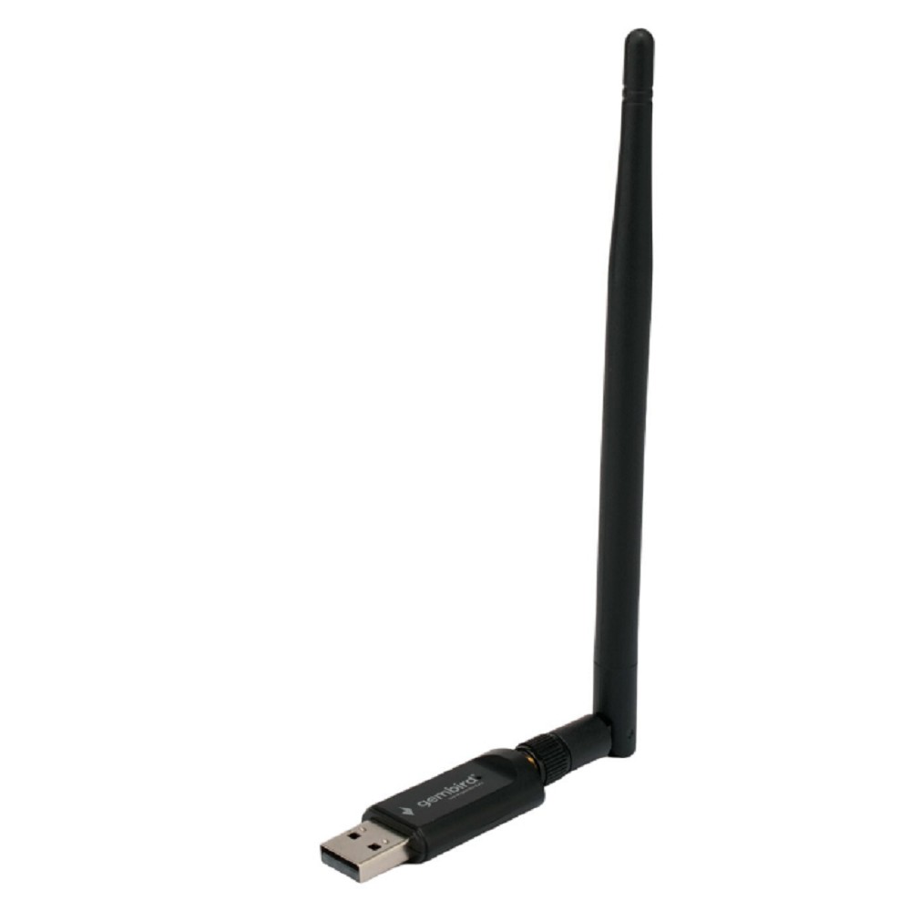 Gembird Сетевой адаптер WiFi+Bluetooth 600 Мбит,двухдиап.с антенной, USB,802.11b/a/g/n/ac, RTL8821CU (WNP-UA-019)