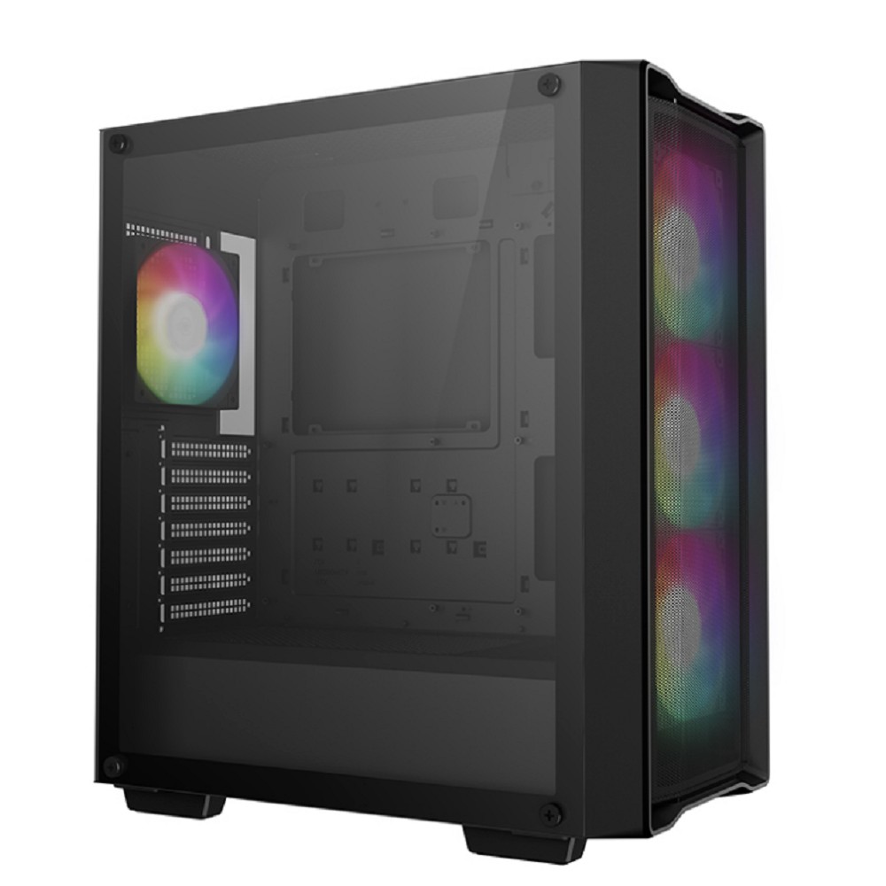 Корпус Deepcool CC560 Mesh V2 черный без БП ATX 4x120mm 5x140mm 2xUSB3.0 audio bott PSU арт. R-CC560-BKAMA4-G-2