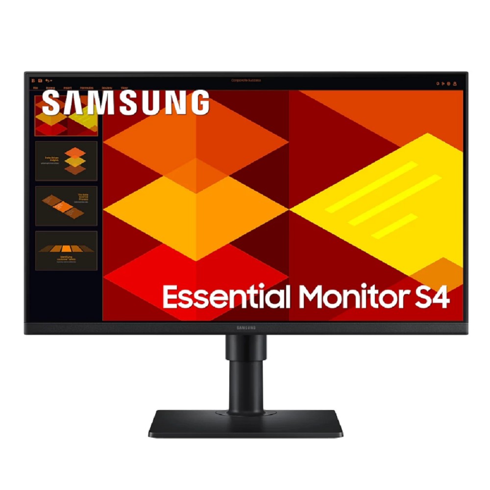 Samsung 24" Essential S4 S40GD S24D400GAI IPS LED 16:9 1920x1080x100Hz 5ms 250cd 1000:1 178/178 2*HDMI DP USB2.0 x2 HAS Tilt Pivot Swivel VESA Black арт. LS24D400GAIXCI