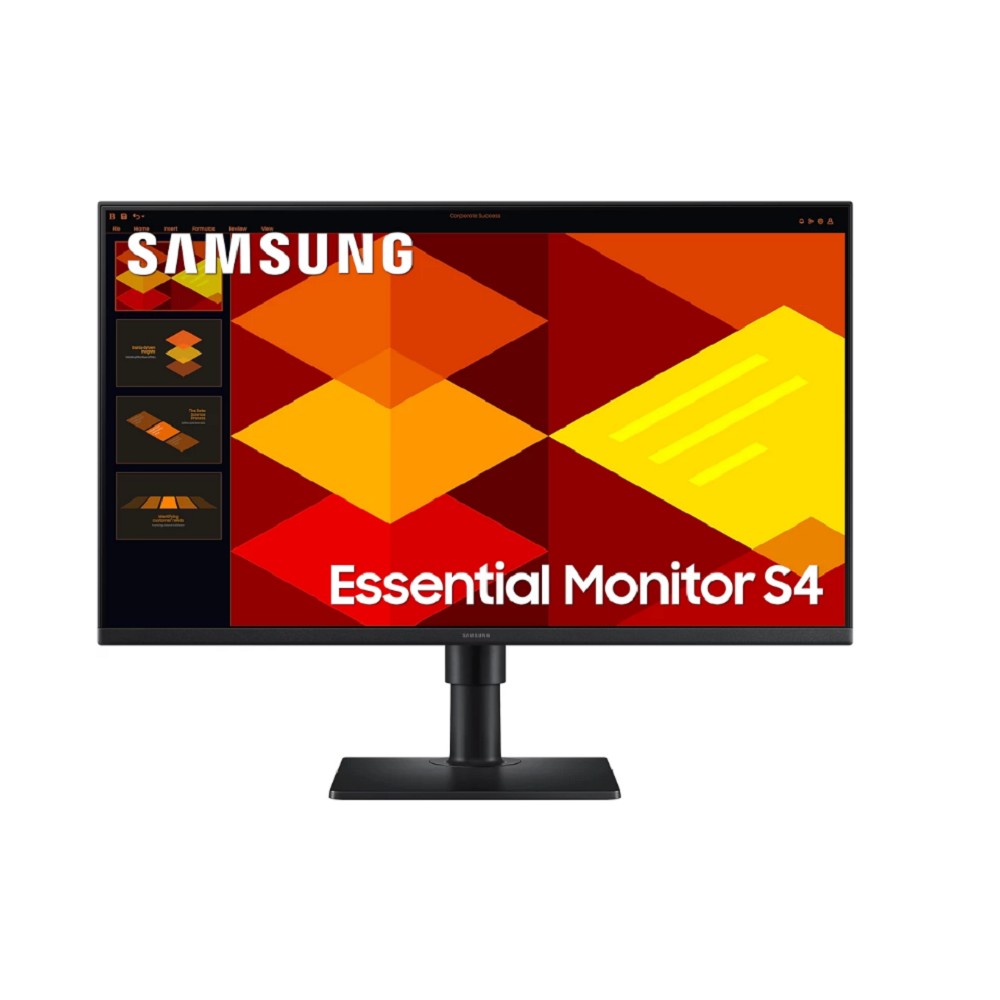 Samsung 27" Essential S4 S40GD S27D400GAI IPS LED 16:9 1920x1080x100Hz 5ms 250cd 1000:1 178/178 2*HDMI DP USB2.0 x2 HAS Tilt Pivot Swivel VESA Black арт. LS27D400GAIXCI
