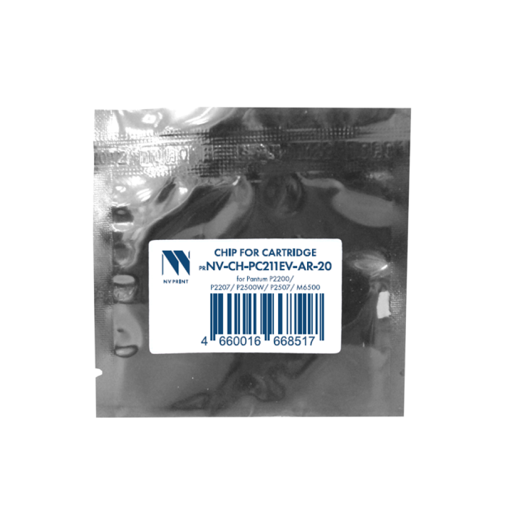 Чип NVP для Pantum (PC-211EV) (20шт) P2200/P2207/P2500W/P2507/M6500 (AutoReset, безлимитный) совместимый NV Print арт. NV-CH-PC211EV-AR-20