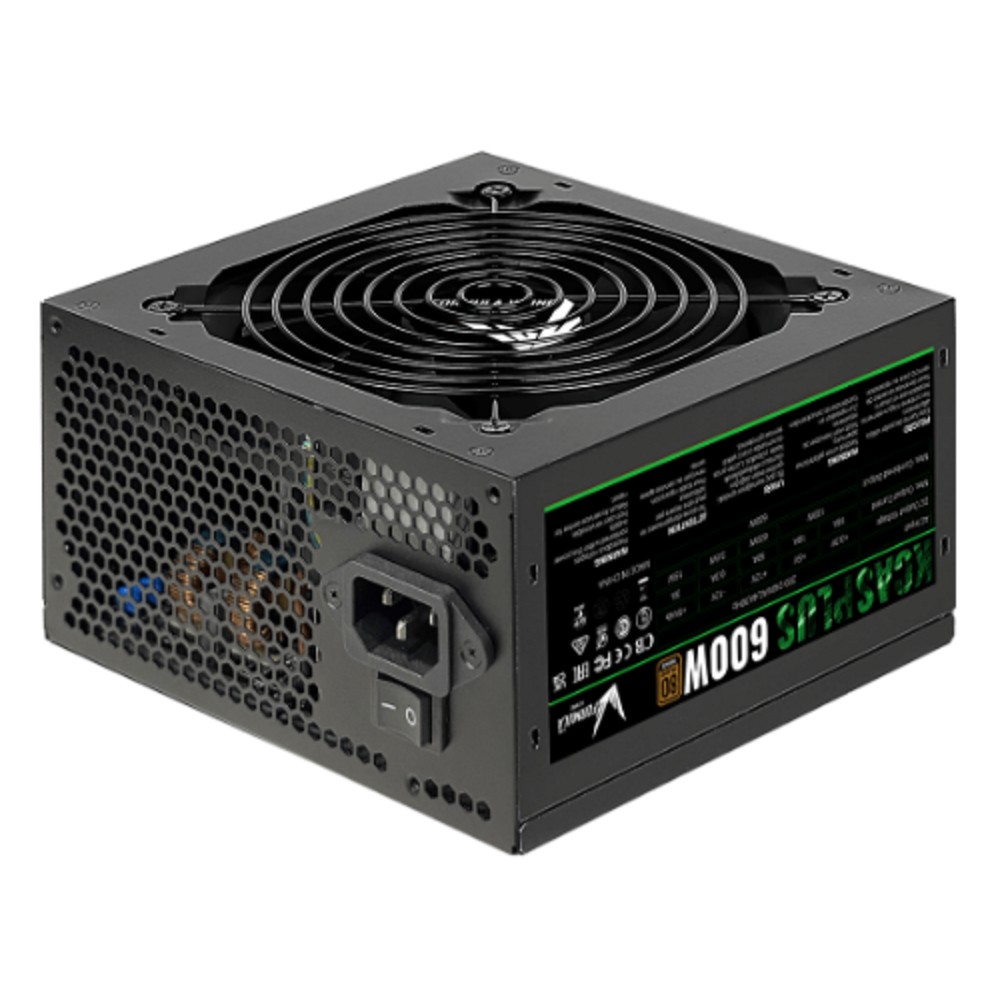 Formula KCAS-600 PLUS { 80+ bronze (24+4+4pin) APFC 120mm fan 7xSATA RTL}(4713105962659) (ex Aerocool) No Name