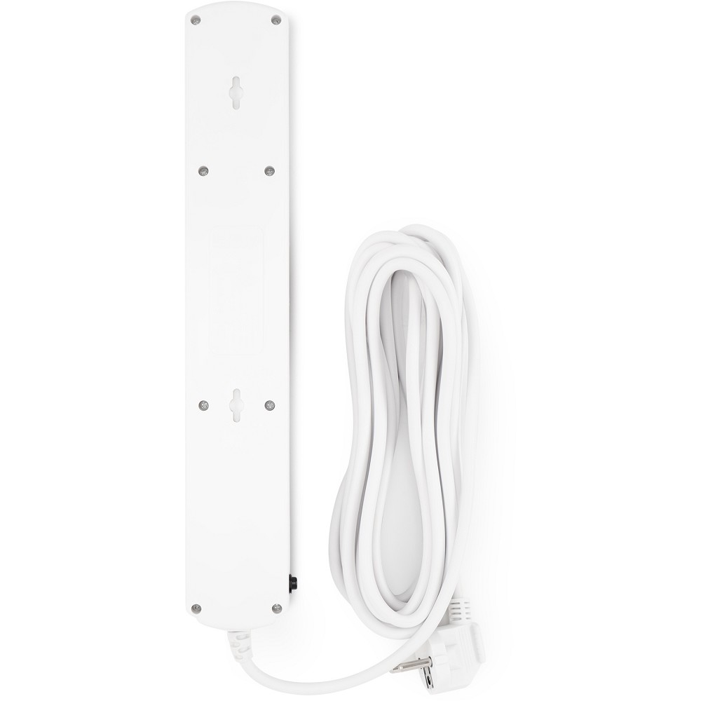 Сетевой фильтр Ippon BK-6-EU-5-10-W 5м (6 розеток) белый (коробка)