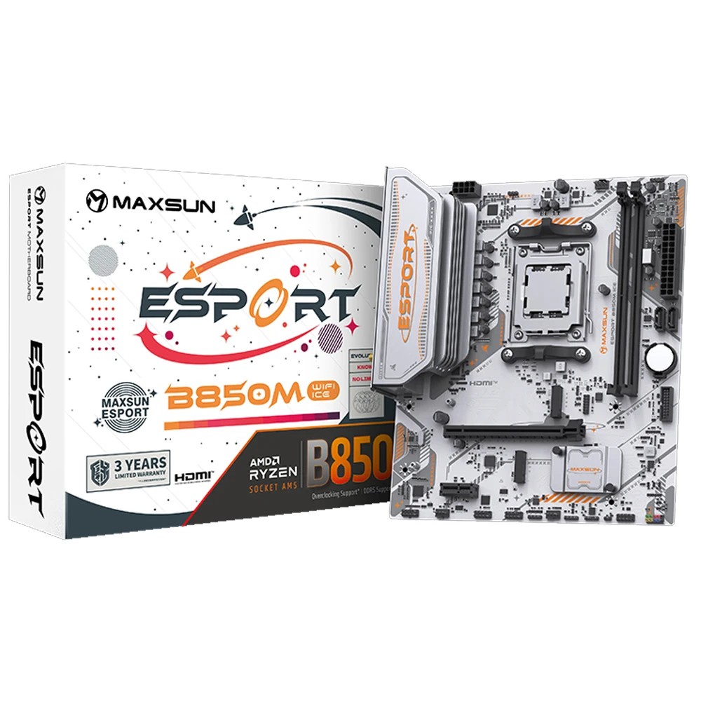Материнская плата MAXSUN MS-eSport B850M WIFI ICE