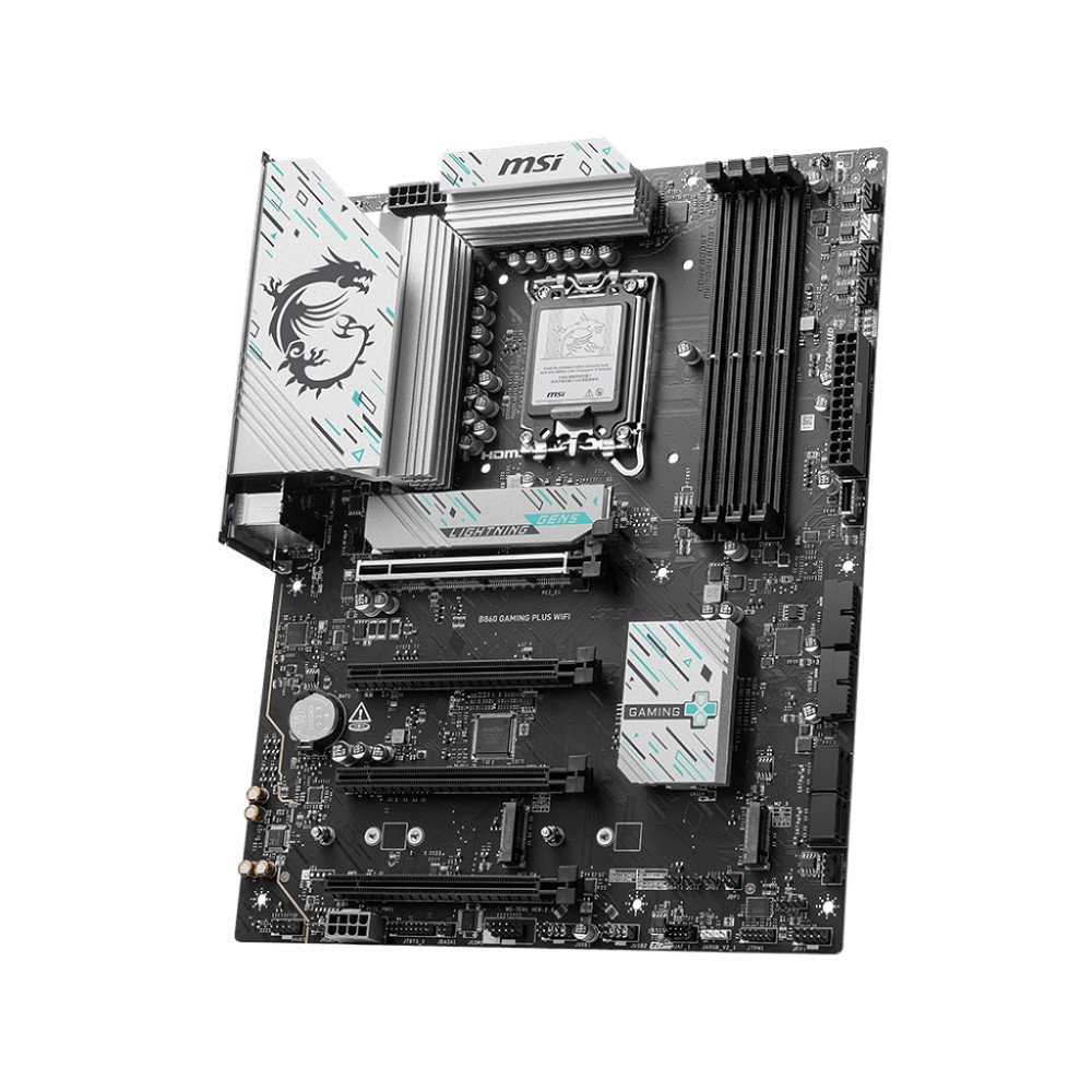MSI B860 GAMING PLUS WIFI {Soc-1851 Intel B860 4xDDR5 ATX AC`97 8ch(7.1) 5Gigabit RAID+HDMI+DP} MicroStar
