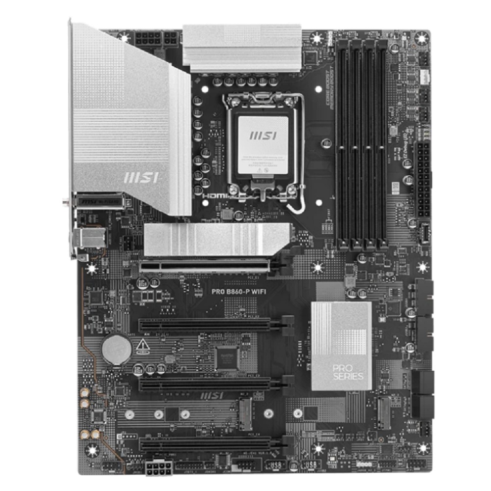 MSI PRO B860-P WIFI {Soc-1851 Intel B860 4xDDR5 ATX AC`97 8ch(7.1) 5Gigabit RAID+HDMI+DP} MicroStar