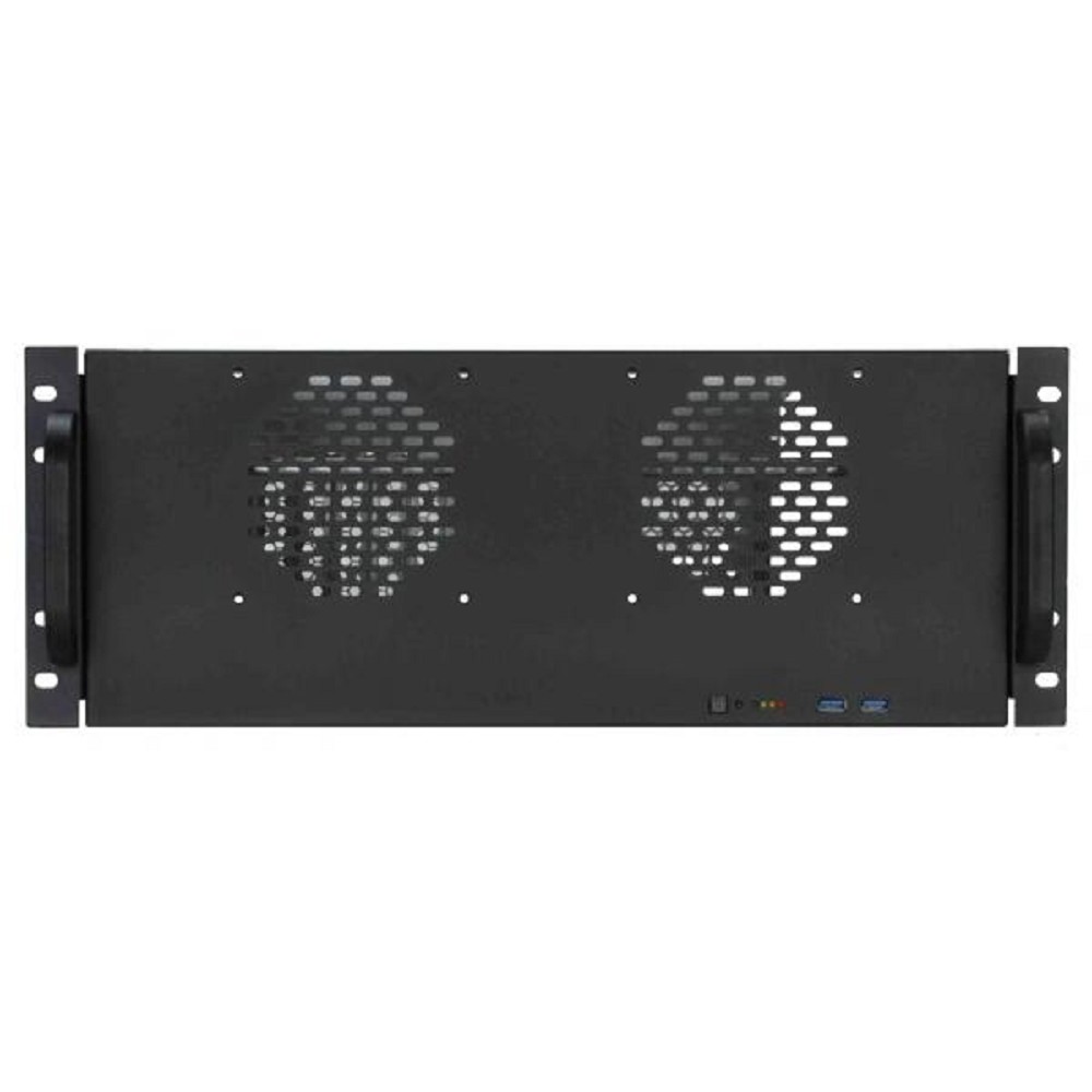 Procase 4U300-08 Корпус 4U server case,8HDD,черный,без блока питания PS/2 ATX,глубина 300мм, MB ATX 12"x9.6"
