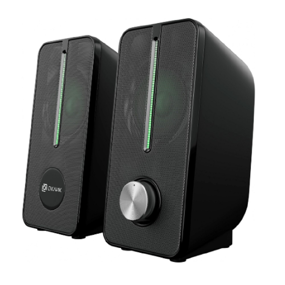 Oklick OK-120U 2.0 черный 6Вт