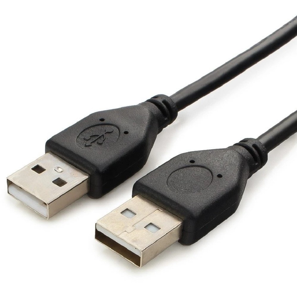 Cablexpert Кабель USB2.0 AM/AM, экран, 28/26AWG, медь, Pro, 3м, черный, пакет (CC-USB2-AMAM-3M) Gembird