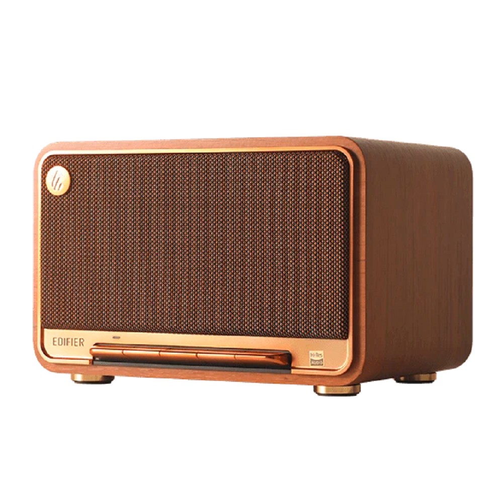 Edifier D32 Brown {60 Вт; 52 Гц – 40 кГц; 85 dB; Bluetooth v5.4; AirPlay; Размеры: (Ш * В * Г): 252 * 164 * 180,5 мм; 3,04 кг}