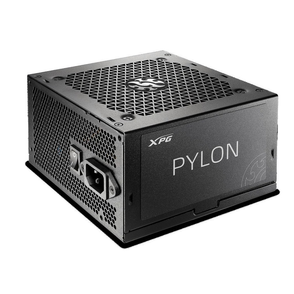 XPG Pylon 650 (ATX 2.52, 650W, PWM 120mm FDB fan, Active PFC, DC to DC, 80+ BRONZE,Japanese main capacitor) RET арт. PYLON650B-BKCEU