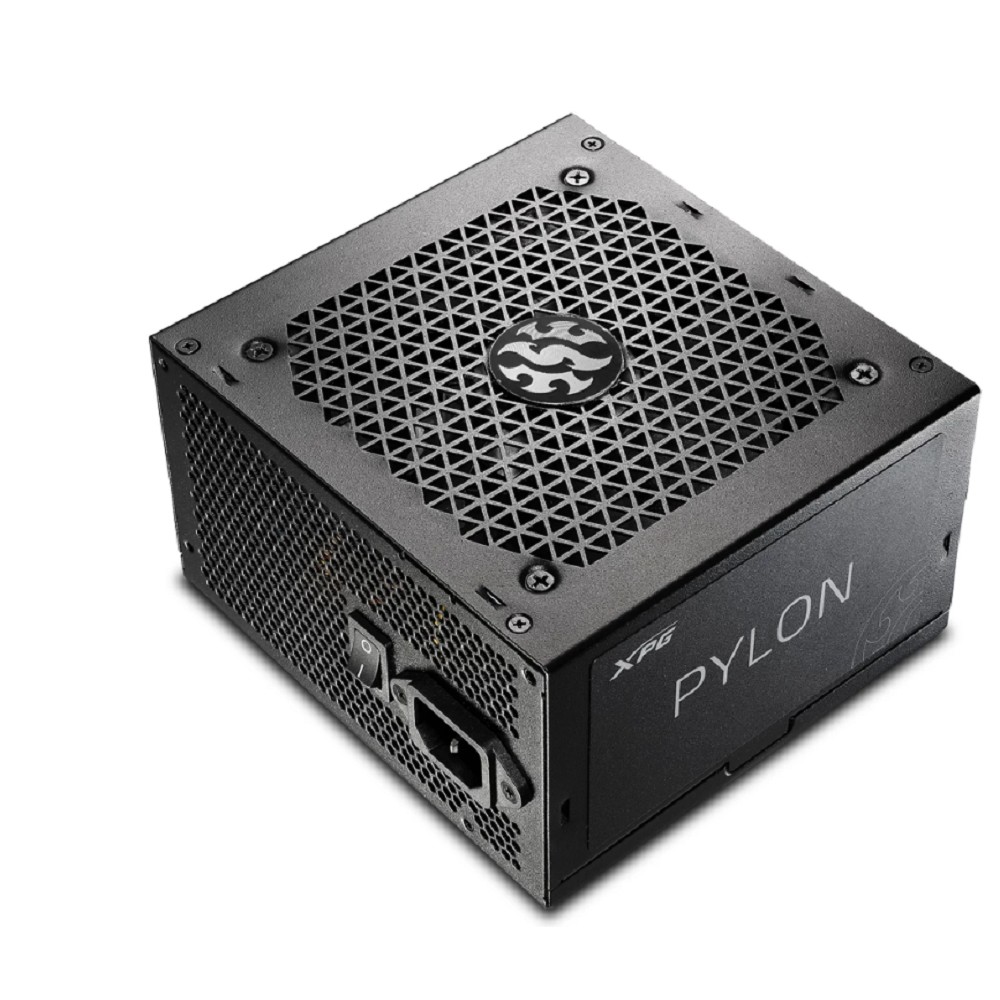 XPG Pylon 650 (ATX 2.52, 650W, PWM 120mm FDB fan, Active PFC, DC to DC, 80+ BRONZE,Japanese main capacitor) RET арт. PYLON650B-BKCEU
