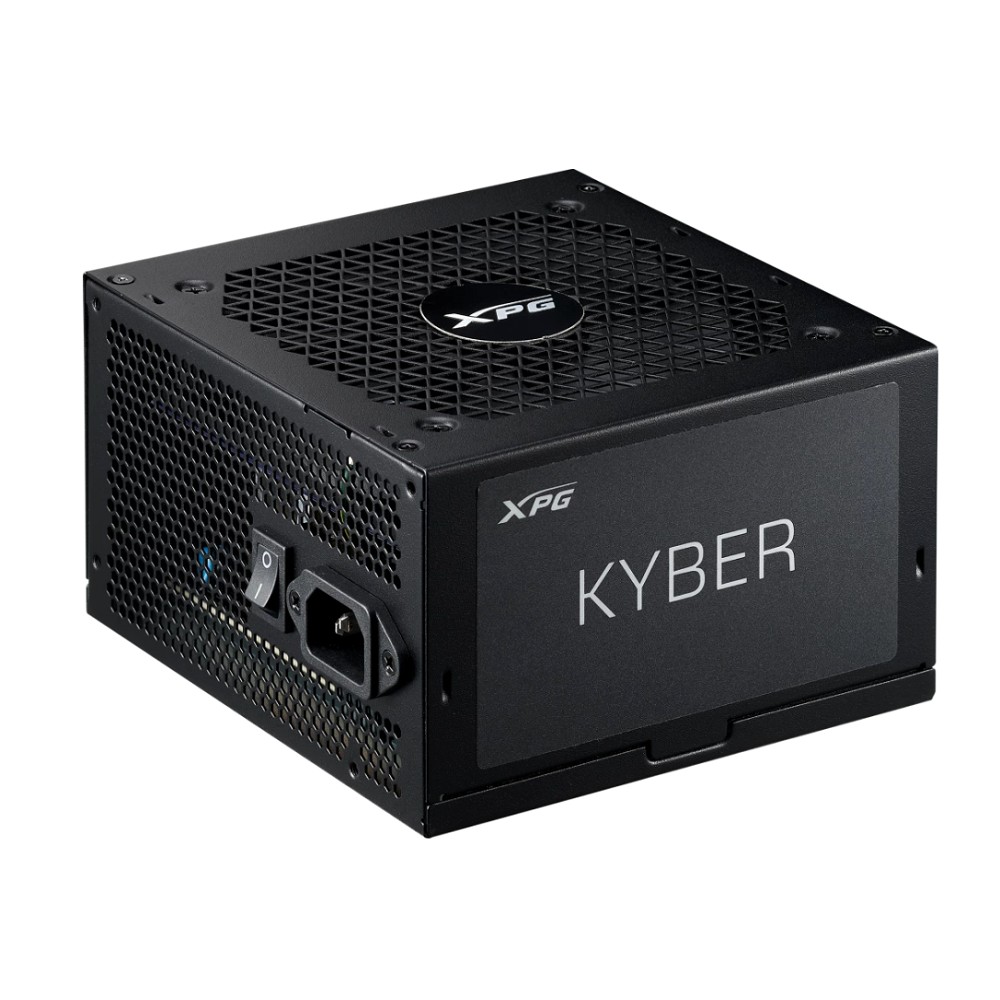 XPG KYBER 650 (ATX 2.52, 650W, PWM 120mm fan, Active PFC, DC to DC, Full-Bridge & LLC converter, 80+ GOLD) RET арт. KYBER650G-BKCEU