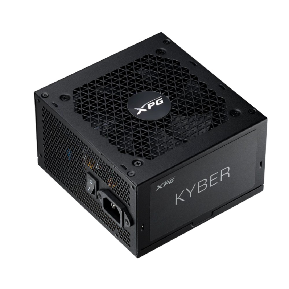 XPG KYBER 650 (ATX 2.52, 650W, PWM 120mm fan, Active PFC, DC to DC, Full-Bridge & LLC converter, 80+ GOLD) RET арт. KYBER650G-BKCEU
